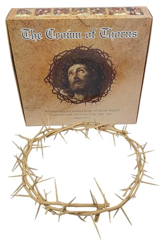 Authentic Lifesize Real Crown of Thorns - Handcrafted Biblical Wreath Decor