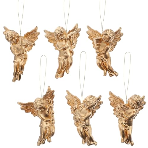 30Pcs Christmas Angel Ornaments Mini Cherub Tree Decorations Holiday Figurines