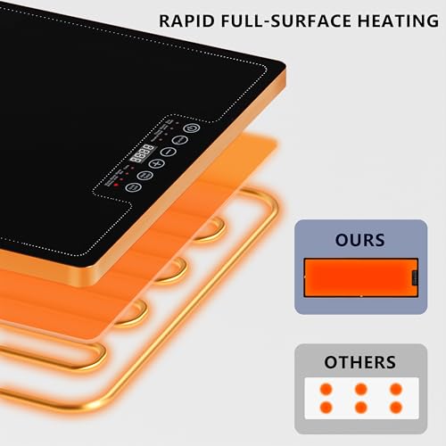 Neatsure 47x14 Inch Food Warming Tray with 9 Temperature Levels for Catering & Parties