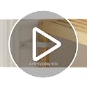 4-Tier Bamboo Bathroom Floor Cabinet - Slim Free Standing Storage Organizer