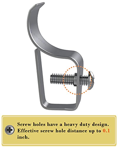 Vinyl Siding Hooks Clips for Outdoor Decor and Security Cameras 6-Pack