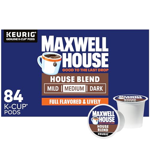 House Blend Medium Roast Single-Serve Coffee Pods, 84 Count Box