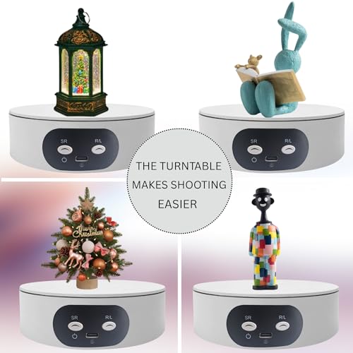 Motorized 360-Degree Rotating Display Stand for Product Photography