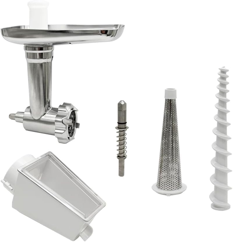 Fruit and Vegetable Strainer Attachment with Food Tray for Stand Mixers