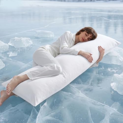 Cooling Body Pillow for Side Sleepers - 20"x54" Memory Foam