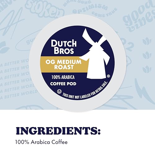 Dutch Bros OG Medium Roast Coffee Pods 22 Count Single Serve