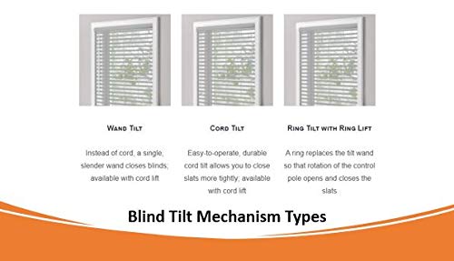 12-Inch Blind Tilt Wands - High-Strength UV-Resistant PVC, 4-Pack