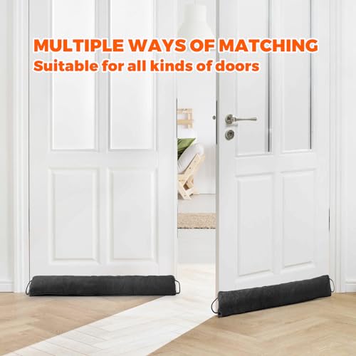 Weighted Door Draft Stopper 36-Inch - Under Door Seal & Noise Blocker