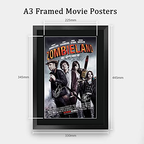 HWC Trading Zombieland 1 Woody Harrelson Framed Poster 16x12