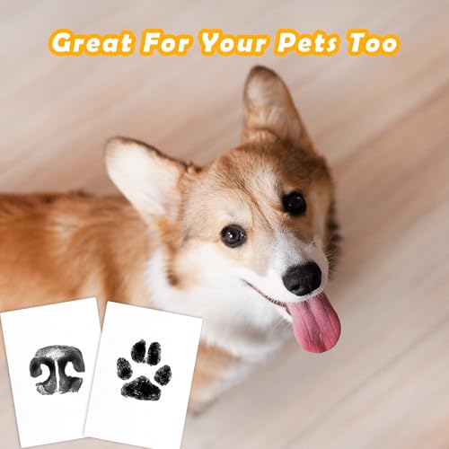 Clean Touch Inkless Hand & Footprint Kit for Baby & Pets (4-Pack)
