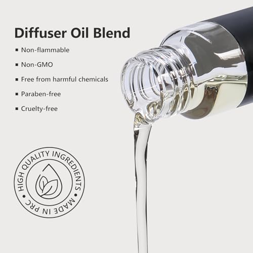 Luxury Fragrance Oil Set, 6 Premium Aromatherapy Scents for Home Diffusers