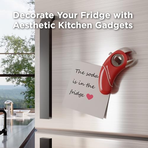Kitchen Mama Epic One Multifunction Jar & Bottle Opener - Red
