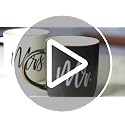 Couples Coffee Mugs Set - Mr. & Mrs. 13oz Ceramic Gift Box with Gold Details