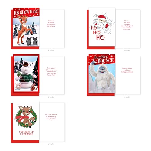 Rudolph the Red-Nosed Reindeer Christmas Cards Set RUDOLPH XMAS MOVIE CB 15CT
