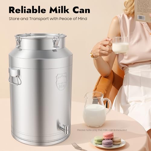 20 Gallon Stainless Steel Food & Beverage Dispenser with Spigot & Locking Lid