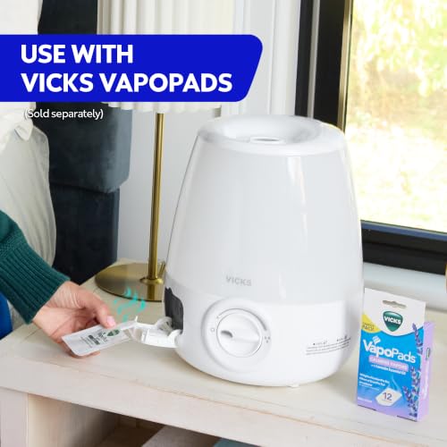 Ultrasonic Cool Mist Humidifier 1.2 Gal Filter-Free for Bedroom