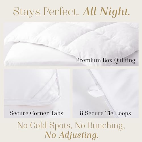 Cooling Bamboo Viscose Duvet Insert - King/Cal King Down Alternative Comforter