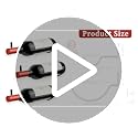 Wall Mounted Wine Rack - 6-Piece Metal Hanging Bottle Holder Set