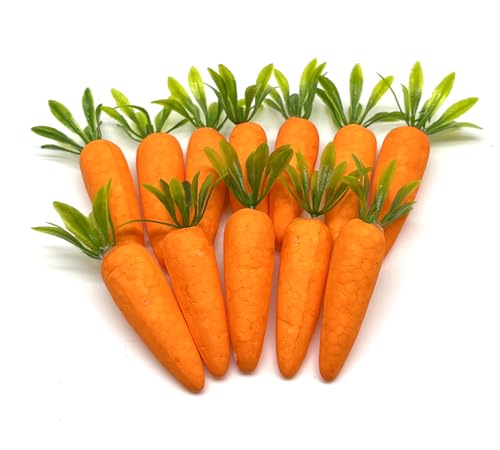 24pcs Artificial Mini Carrots, Realistic Fake Vegetables for DIY Crafts