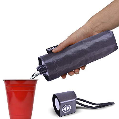 GoPong Rain or Shine Umbrella Flask 2-Pack – Secret Travel Liquor Containers, 24oz