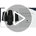 Adjustable Heavy Duty Bed Risers - Set of 4, 3, 5, 8 Inch Height