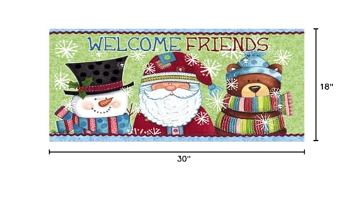 5-Piece Interchangeable Seasonal Doormat Set with Rubber Tray - 18 x 30