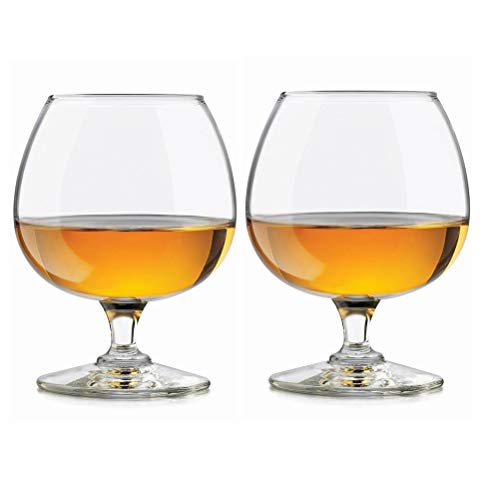 GAOGAO 2-Pack 22 Oz Lead-Free Crystal Cognac Glasses - Large Brandy Snifters
