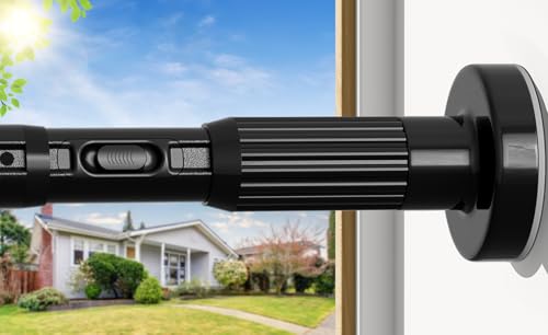 Heavy Duty Adjustable Tension Curtain Rod 41-144 Inch, No Drill