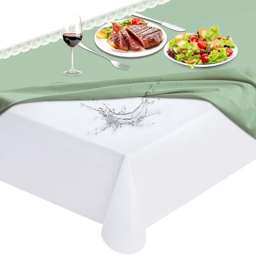 Heavy-Duty Vinyl Table Protector Pad, Waterproof & Heat Resistant 72x54