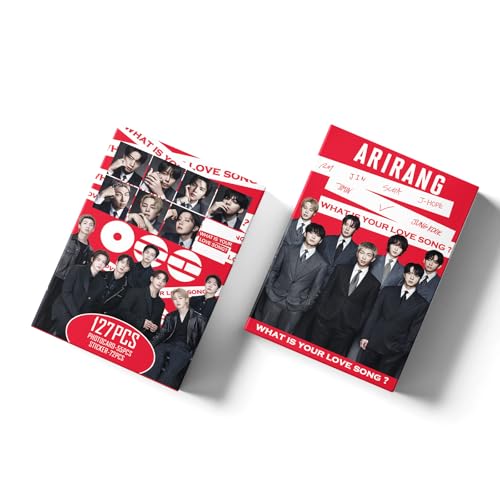 Photocard Album Set with 55 Lomo Cards and 72 Stickers for DIY Scrapbooking