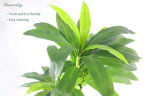 4ft Artificial Dracaena Tree - Lifelike Faux Indoor Plant for Home Decor