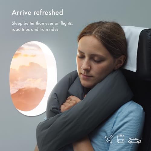 Infinity Travel Pillow - Soft Neck Support Scarf in Terracotta