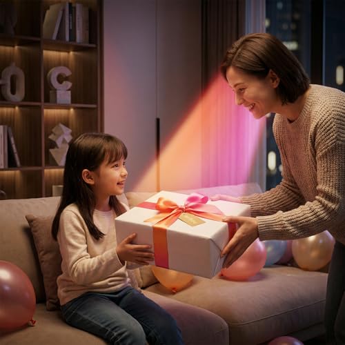 Hirsionsan Black Smart LED Table Lamp with Wireless Charging & Bluetooth Speaker
