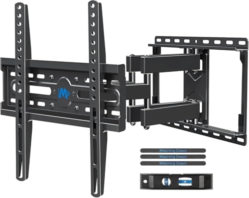 Mounting Dream Full Motion TV Wall Mount for 32-70 Inch TVs up to 110lbs - 16" Studs Compatible