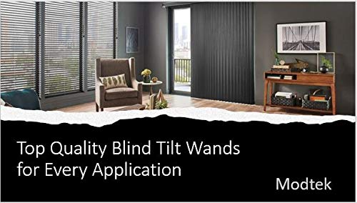 12-Inch Blind Tilt Wands - High-Strength UV-Resistant PVC, 4-Pack