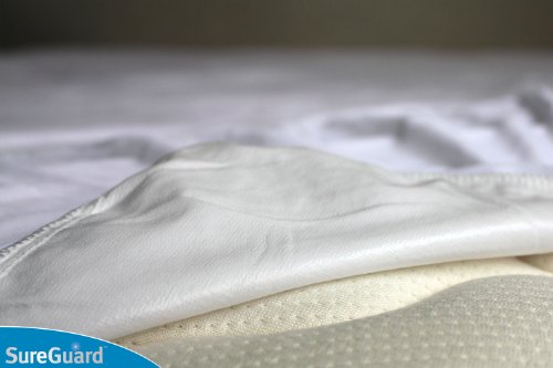 SureGuard Queen Waterproof Mattress Protector - Cotton Terry Cover