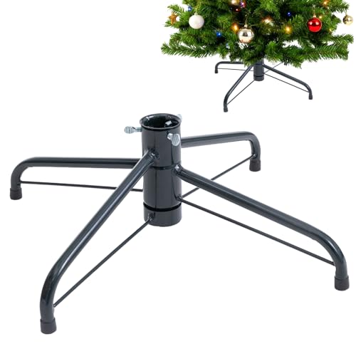 Metal Christmas Tree Stand for 3-7 Ft Artificial Trees - Foldable & Sturdy