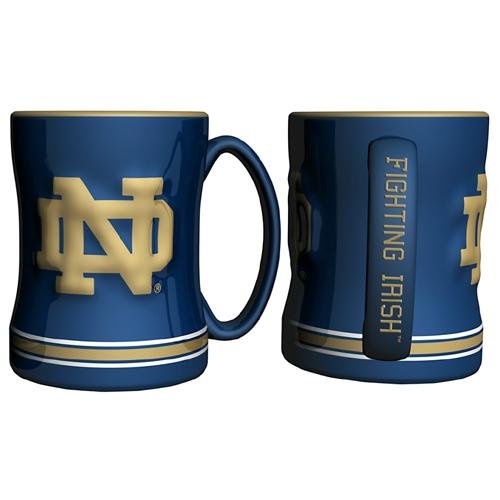 Notre Dame 15oz Sculpted Coffee Mug - Officially Licensed Boelter Brands