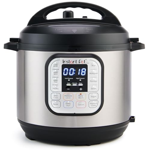 7-in-1 Electric Pressure Cooker & Multi-Cooker, Stainless Steel, 6 Quart