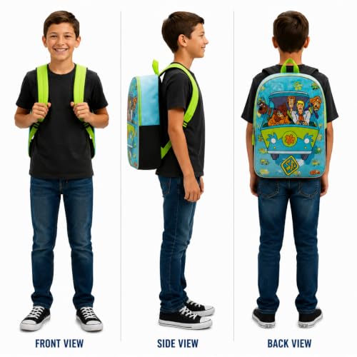 Fast Forward Scooby Doo 15-Inch Kids School Backpack for Boys