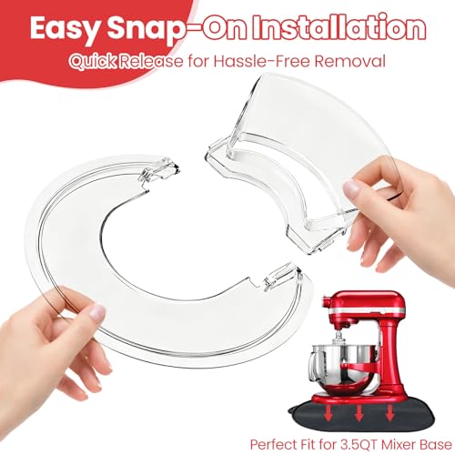 3.5 Quart Tilt-Head Stand Mixer Pouring Shield and Non-Slip Mat Set