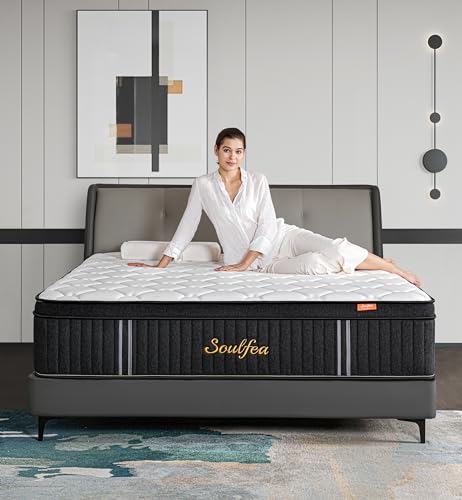 10-Inch Queen Hybrid Mattress, Memory Foam and Pocket Spring Bed