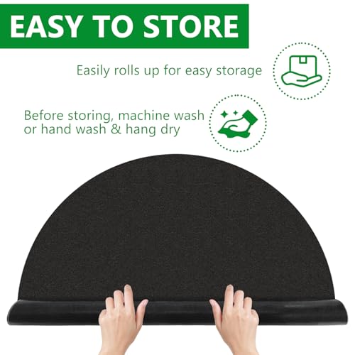 30-Inch Non-Slip Felt Christmas Tree Stand Mat - Floor Protector for Spills & Scratches
