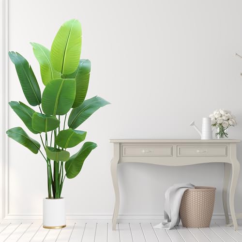 6ft Artificial Bird of Paradise Plant - Lifelike Faux Indoor Decor
