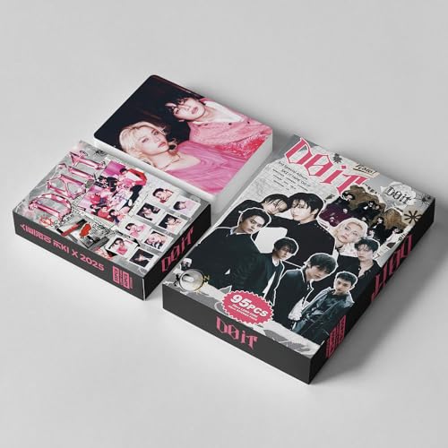 332-Piece Photocard and Sticker Set for Fans - 220 Lomo Cards & Stickers