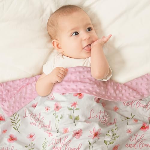 CIVARUA KIDS Fleece Baby Blanket - Soft Minky Receiving Blanket 30"x40"