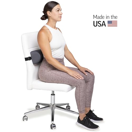 D-Section Lumbar Roll Pillow – Large Firm Support for Back Pain
