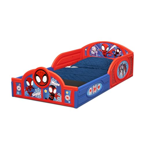 4-Piece Toddler Bedroom Furniture Set with Bed, Table, Chair & Toy Box