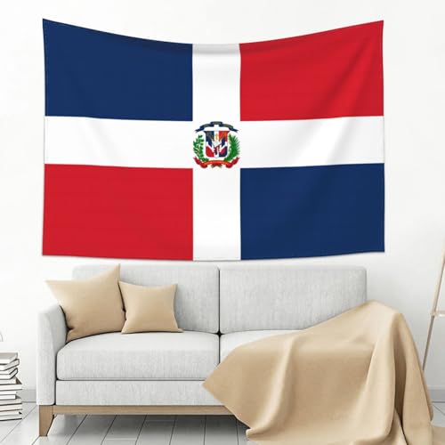 Dominican Republic Flag Wall Tapestry - Vibrant Polyester Wall Hanging