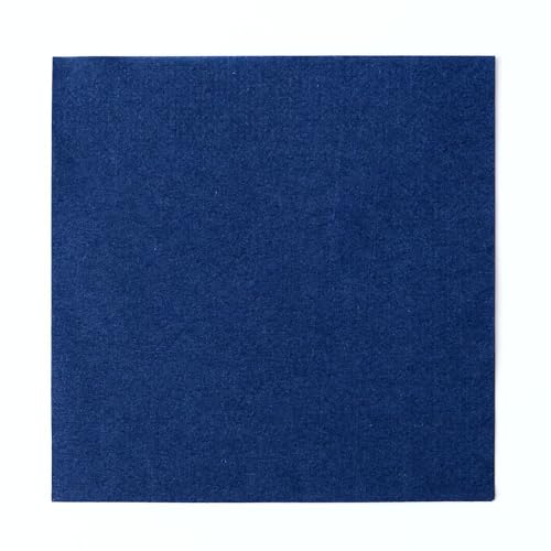 Navy Blue 1,000 Count Sierra Touch 2-Ply Beverage Napkins - Made in USA